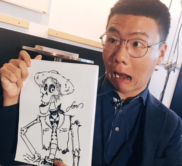 蘋果日報阿翰精通繪畫