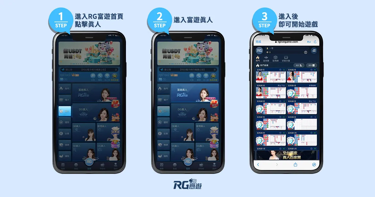 富遊娛樂城 步驟二 : 註冊完成後,進入大老爺娛樂城評價富遊於娛樂城首頁,點擊真人《富遊真人》即可開始遊戲