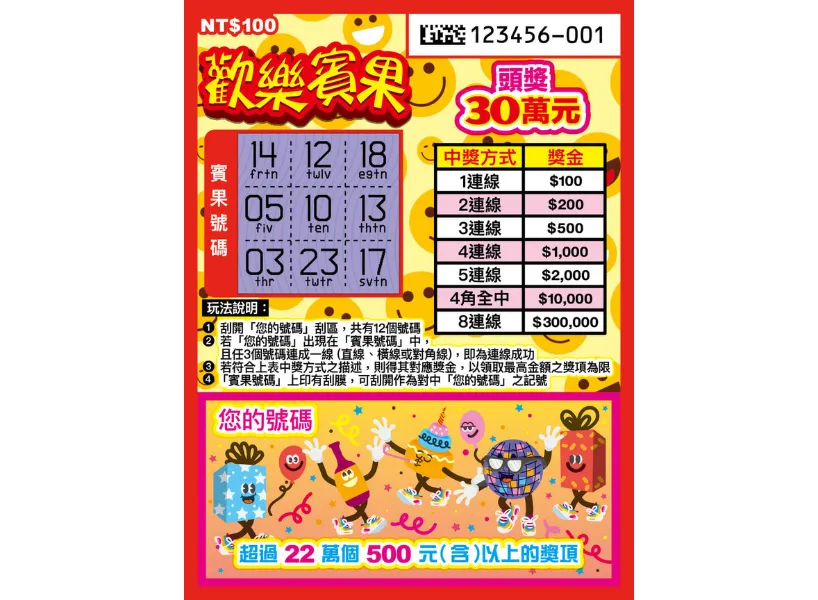富遊娛樂城 2025刮刮樂攻略》刮刮樂中獎率排行?哪一張100%中獎?